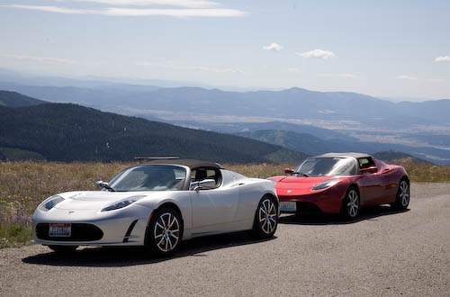 Roadsters at Mt. Spokane Summit