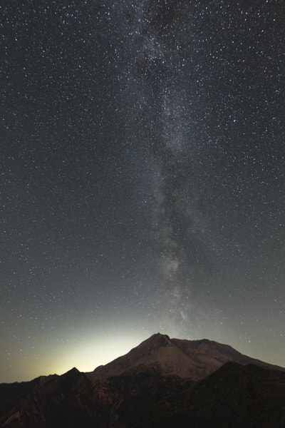 Milky Way over Mt. St. Helens