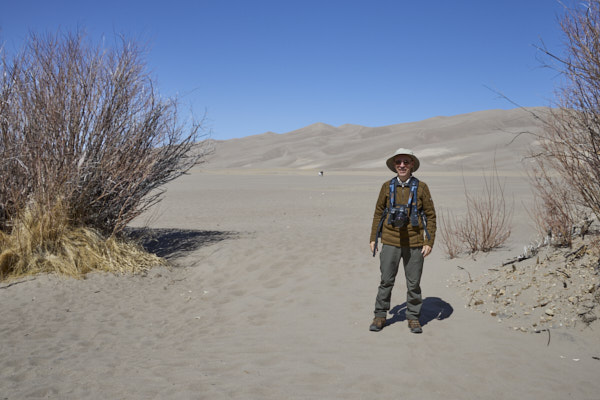 Tom at Great Sand Dunes