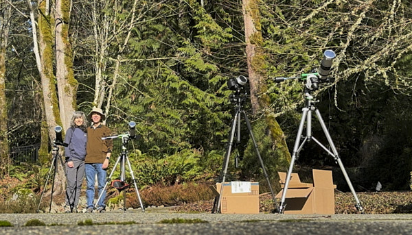 Dry run for eclipse photography