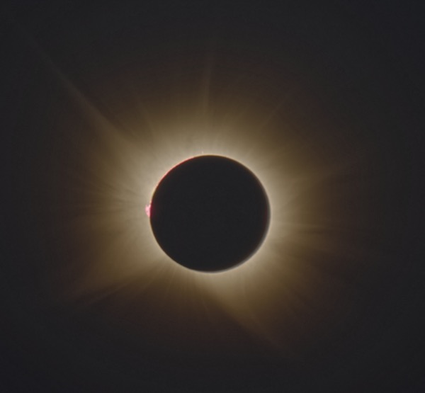 Corona during totality