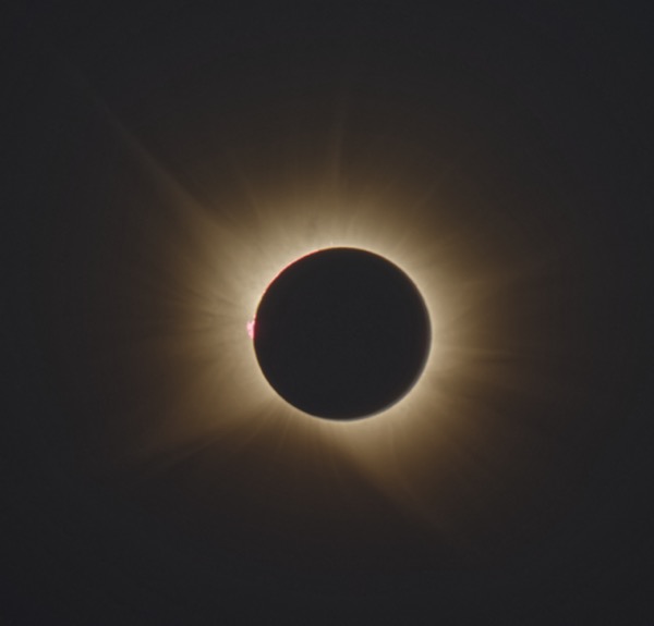 Corona during totality