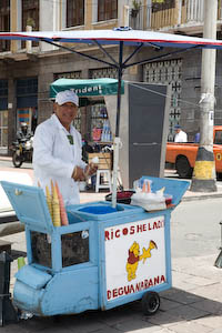 irate ice cream vendor