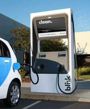 The Blink DC Fast Charge Station